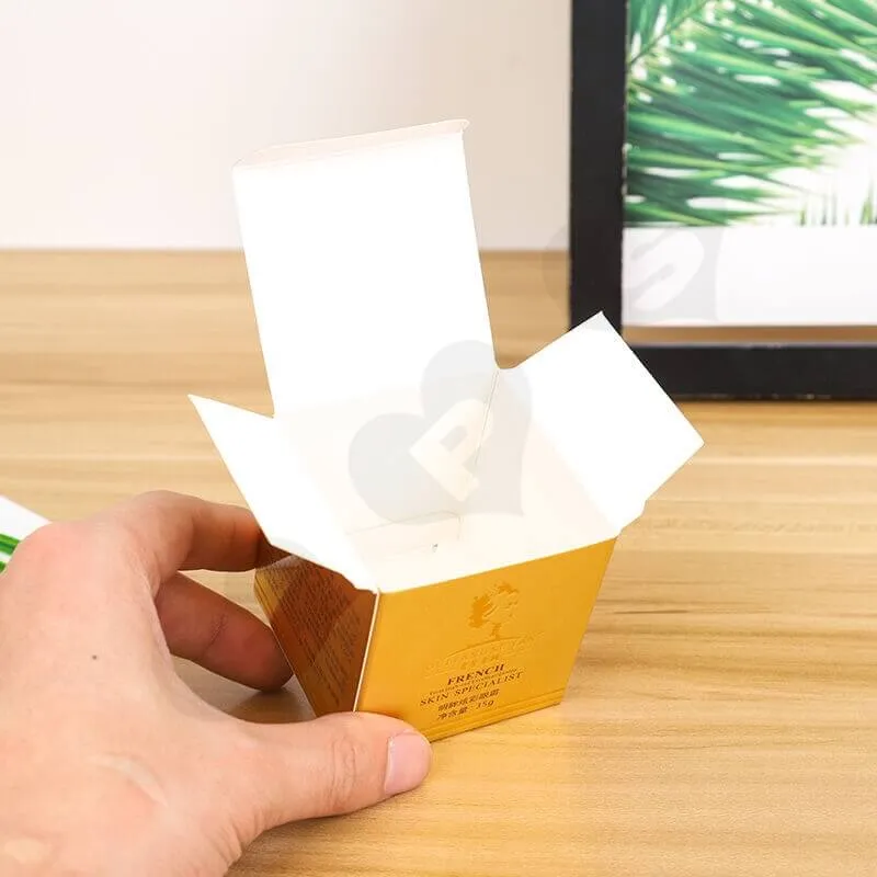 Custom Printed Cardboard Box For Skin Essence side view four