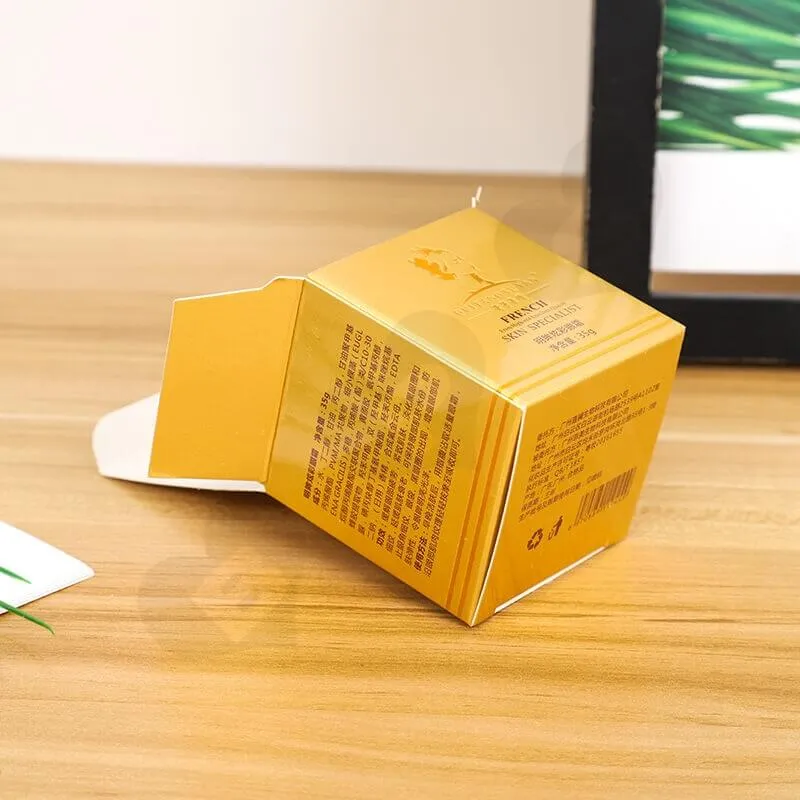 Custom Printed Cardboard Box For Skin Essence side view two