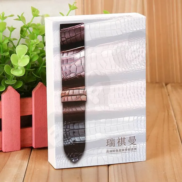 Custom Printed Drawer Box For Leather Belt side view four