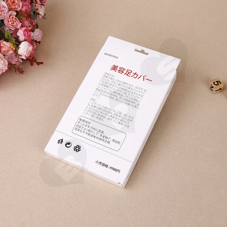 Custom Printed Folding Carton Box For Hand and Foot Spa side view five