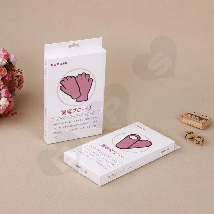 Custom Printed Folding Carton Box For Hand and Foot Spa side view two