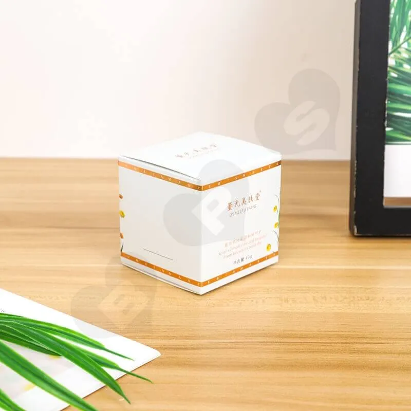 Custom Printed Folding Carton For Body Lotion side view one