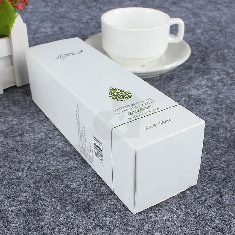 Custom Printed Folding Carton For Cleansing Mousse side view five