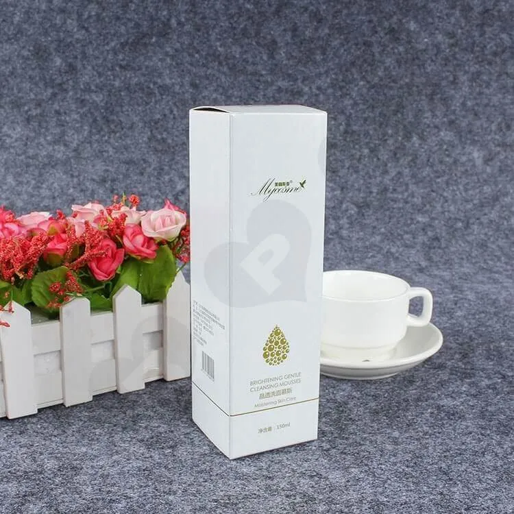 Custom Printed Folding Carton For Cleansing Mousse side view six