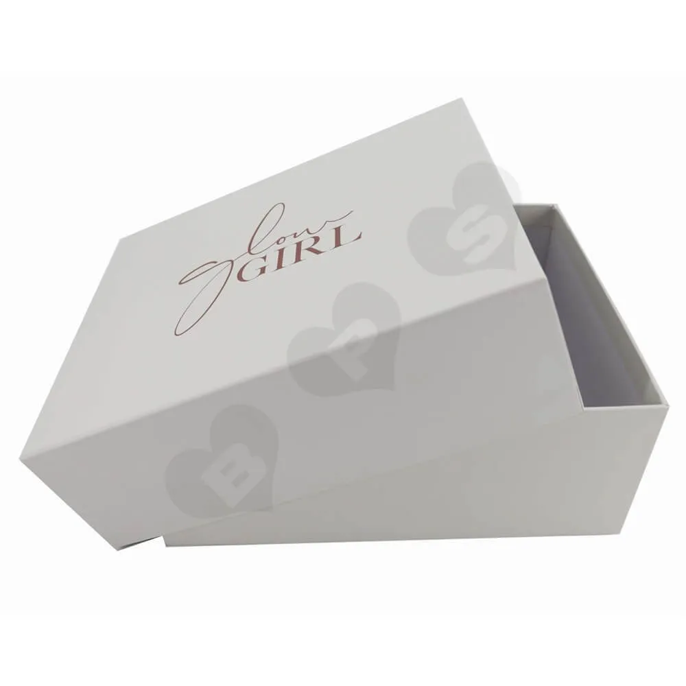 Custom Printed Garment Gift Boxes Side View One