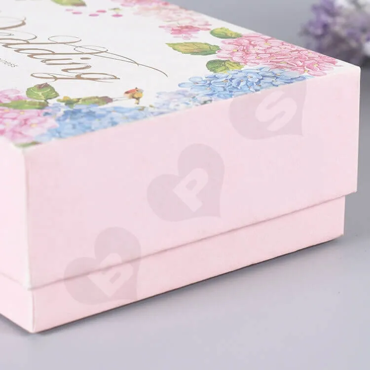Custom Printed Gift Box For Wedding Perfume side view five