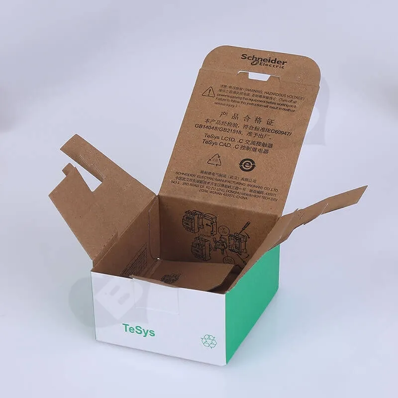 Custom Printed Retail Box For Electrical Products side view three