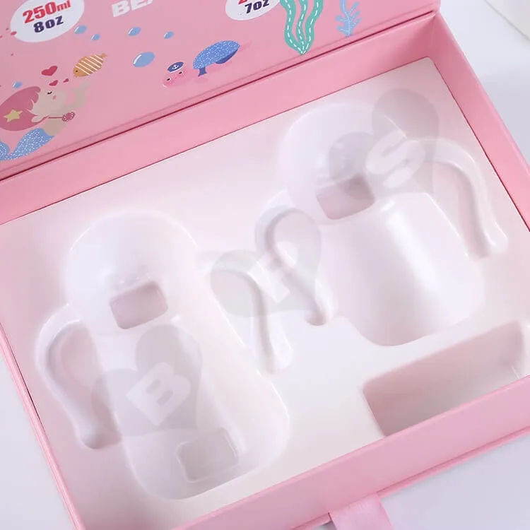 Custom Printing Book Shape Box For Baby Feeding Bottle side view eight
