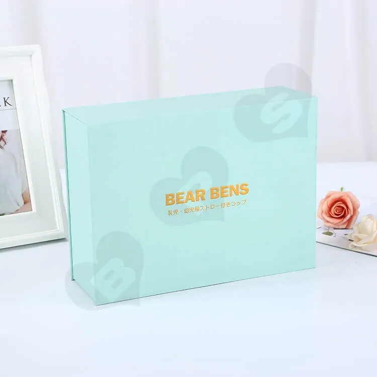 Custom Printing Book Shape Box For Baby Feeding Bottle side view seven