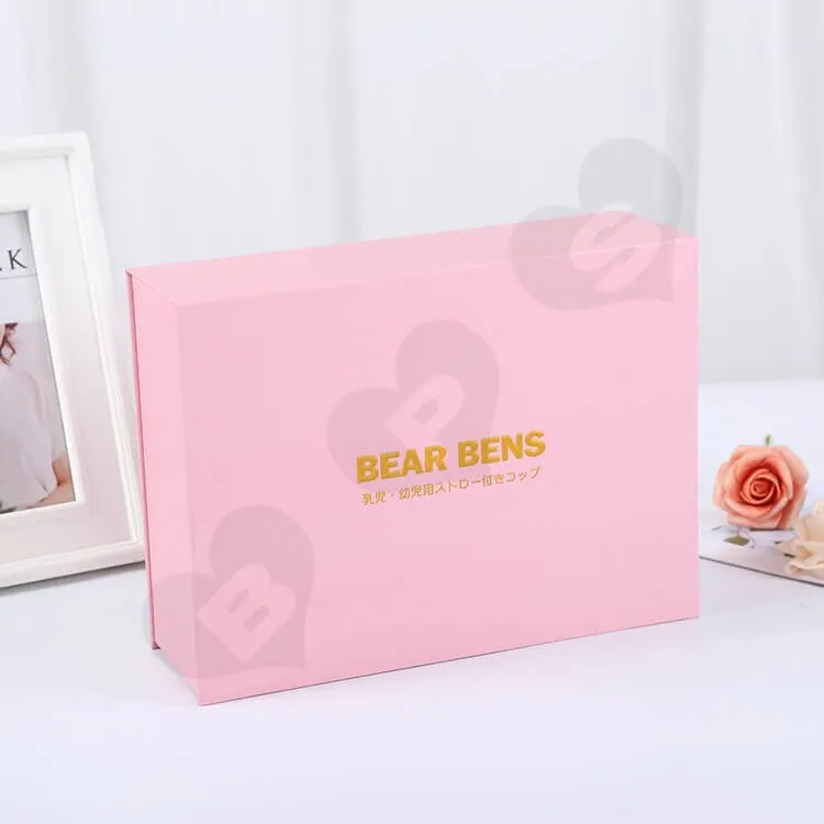 Custom Printing Book Shape Box For Baby Feeding Bottle side view six