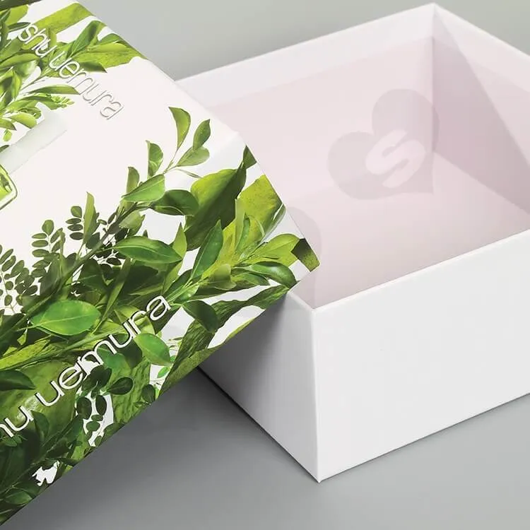 Custom Printing Cardboard Beauty Products Packaging side view three