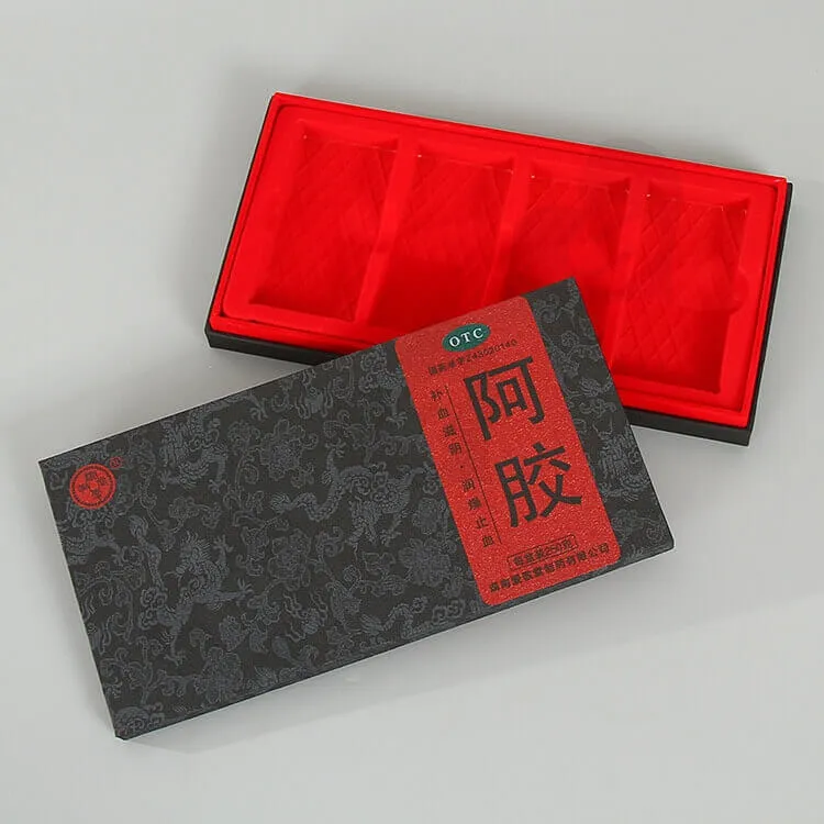 Custom Printing Cardboard Box For Donkey-hide Gelatin side view five