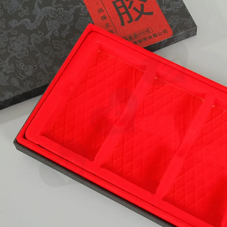 Custom Printing Cardboard Box For Donkey-hide Gelatin side view two