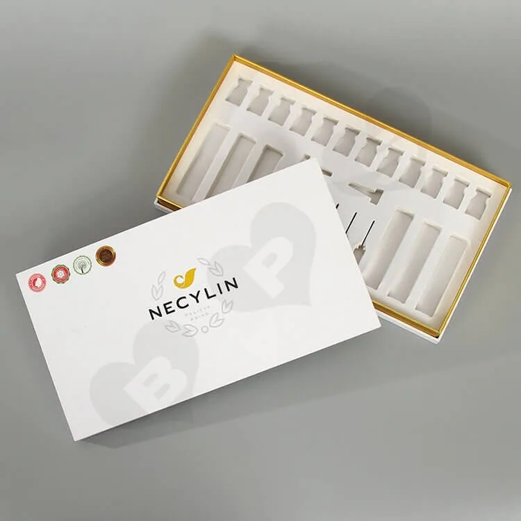 Custom Printing Cardboard Box For Skin Repair Kit Bottle side view five