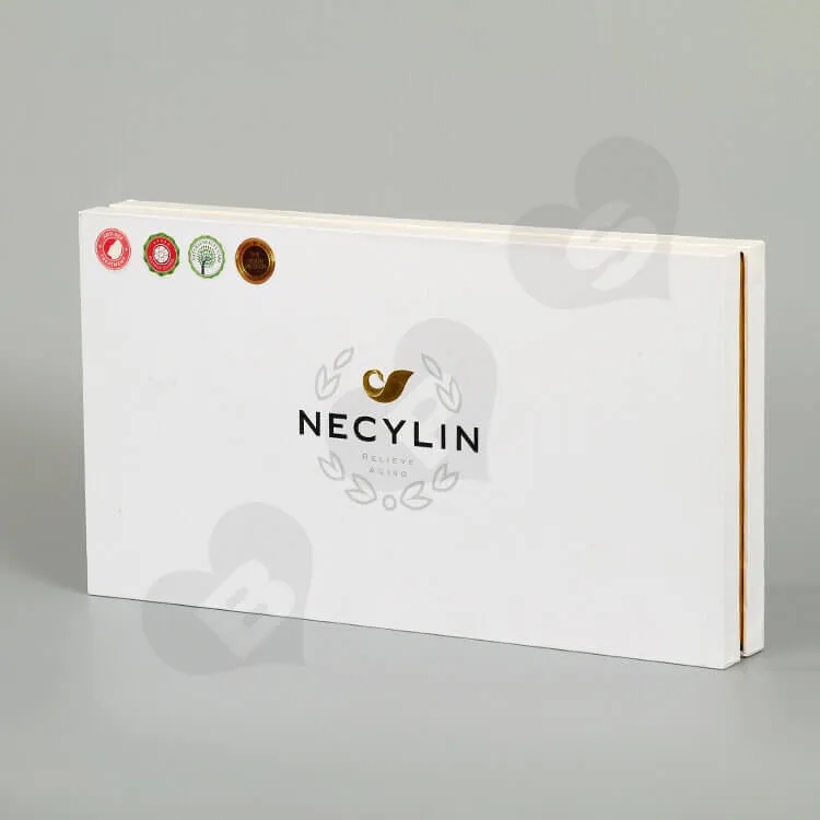 Custom Printing Cardboard Box For Skin Repair Kit Bottle side view one