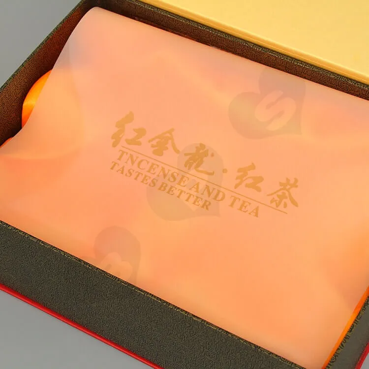Custom Printing Cardboard Gift Box For Red Tea side view six