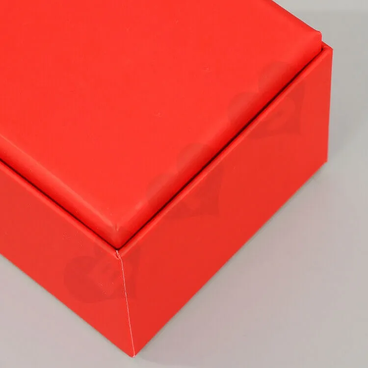 Custom Printing Cardboard New Year's Gift Box For Cosmetic side view four