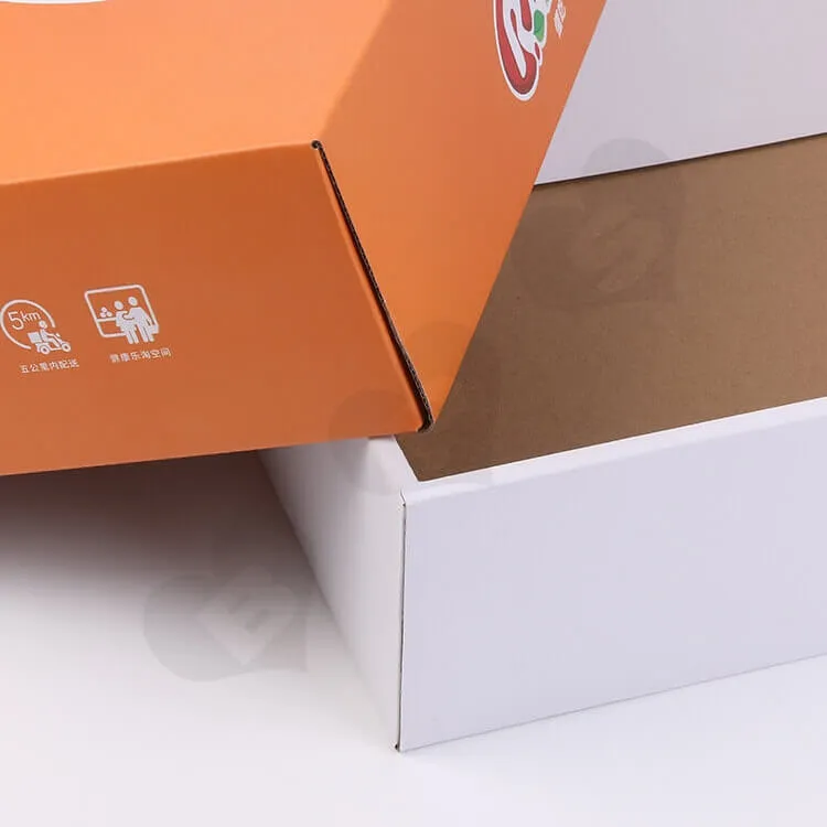 Custom Printing Corrugated Fruit Shipping Box side view four