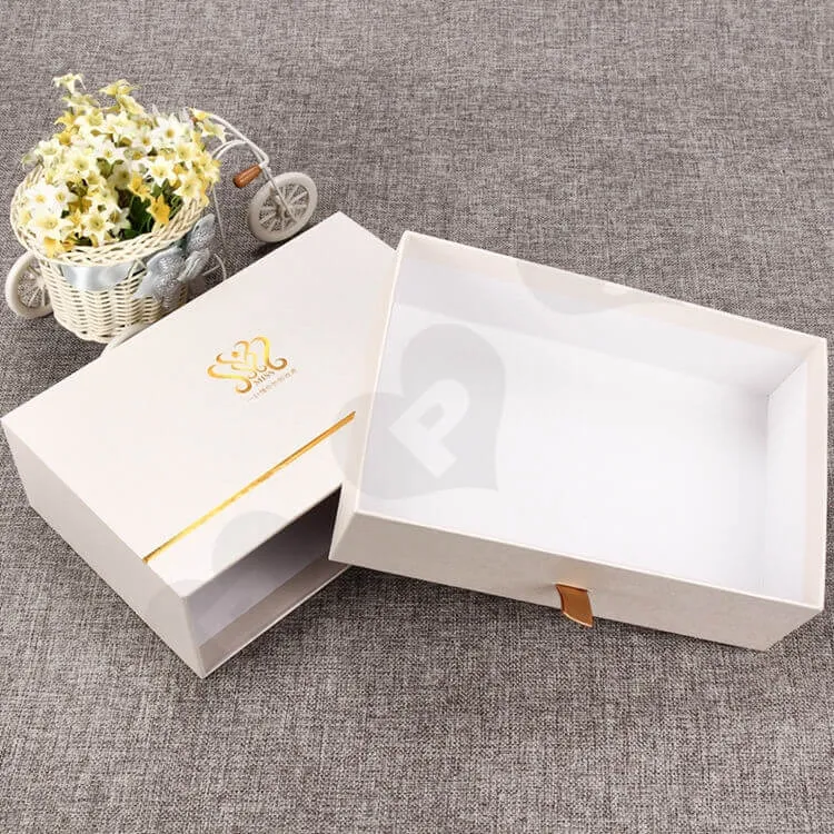 Custom Printing Cosmetic Drawer Box For Makeup Remover side view three