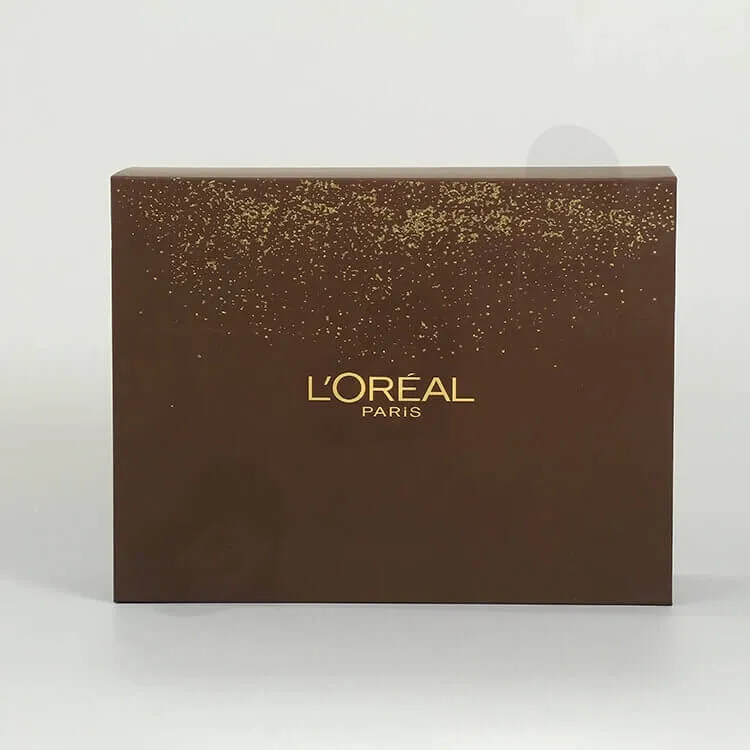 Custom Printing Cosmetic Set Magnetic Closure Box side view five