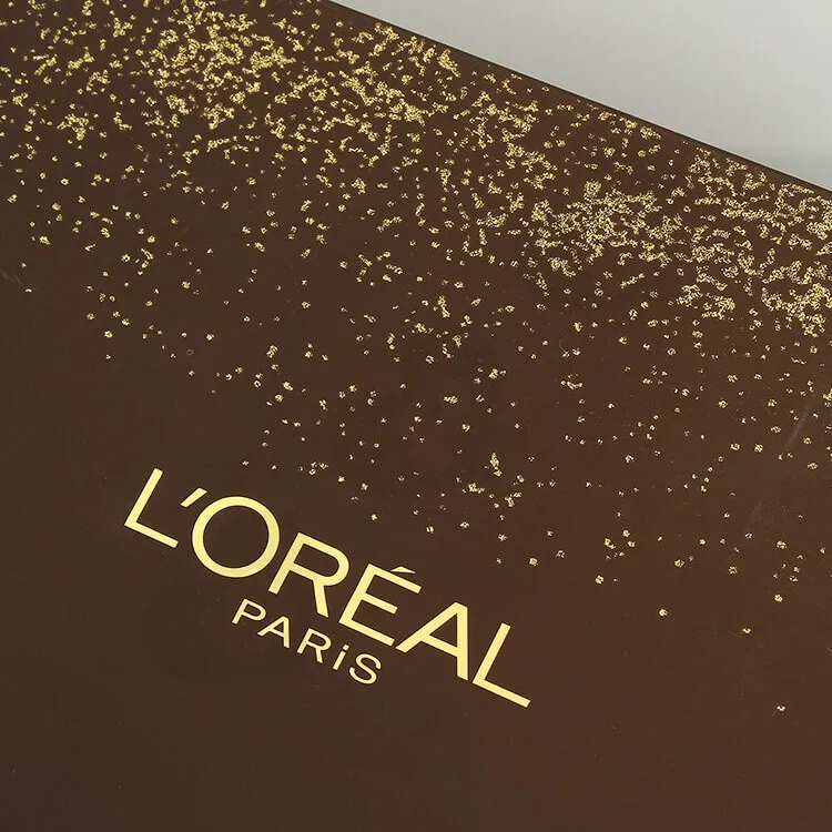 Custom Printing Cosmetic Set Magnetic Closure Box side view four