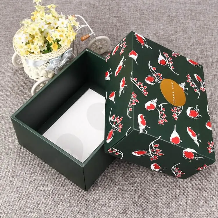 Custom Printing Gift Box For Dress side view one