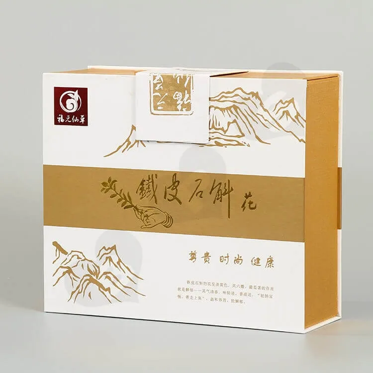 Custom Printing Gift Box For Health Medicine side view one