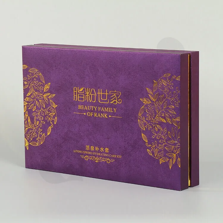 Custom Printing Gift Box For Hydrating Care Kit side view one
