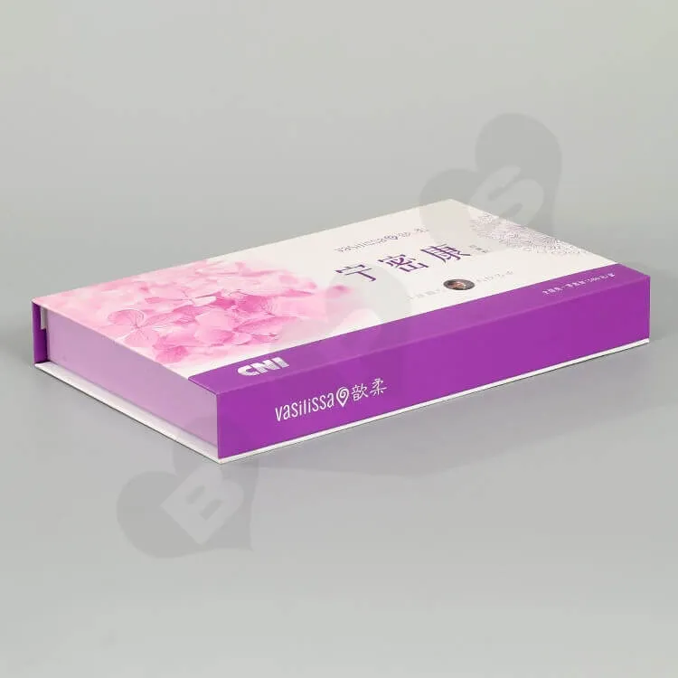 Custom Printing Matte Lamination Gift Box For Drug side view two
