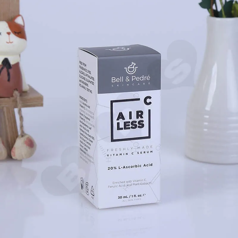 Custom Printing Skincare Products Packaging Box side view five