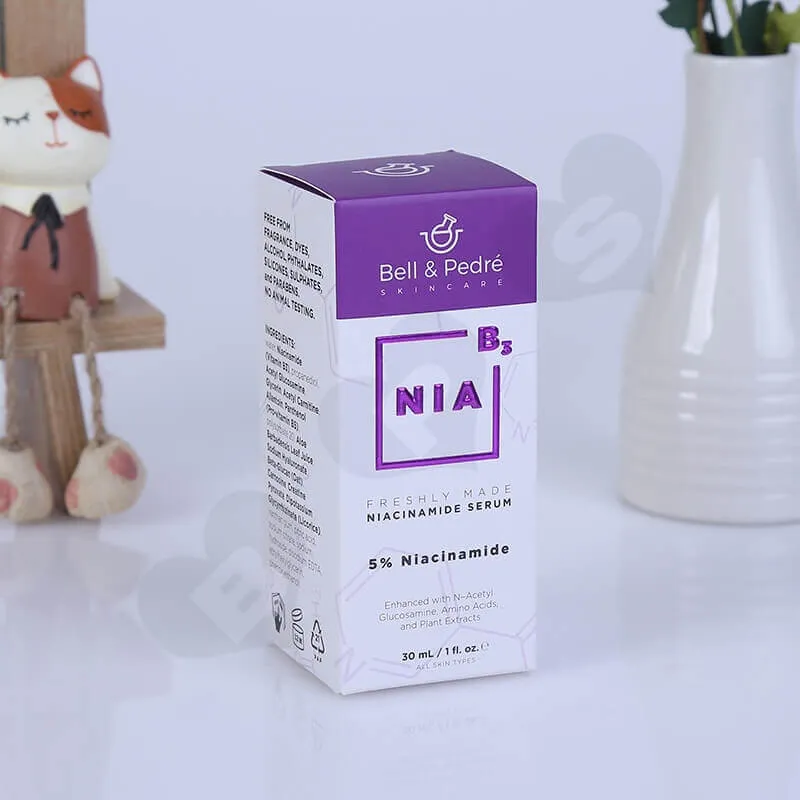 Custom Printing Skincare Products Packaging Box side view six