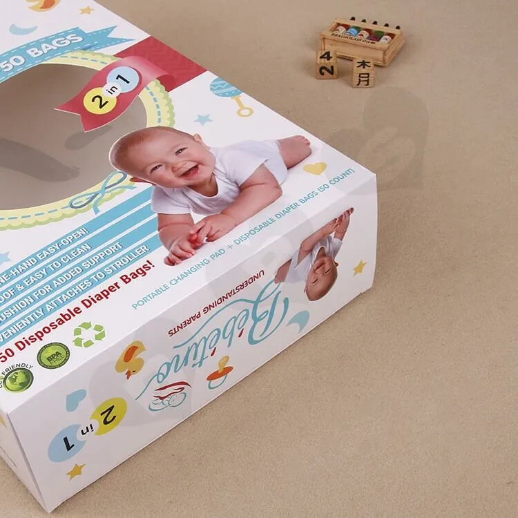Custom Retail Cardboard Box For Nipple side view five