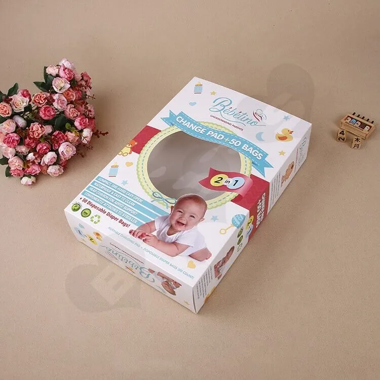 Custom Retail Cardboard Box For Nipple side view three