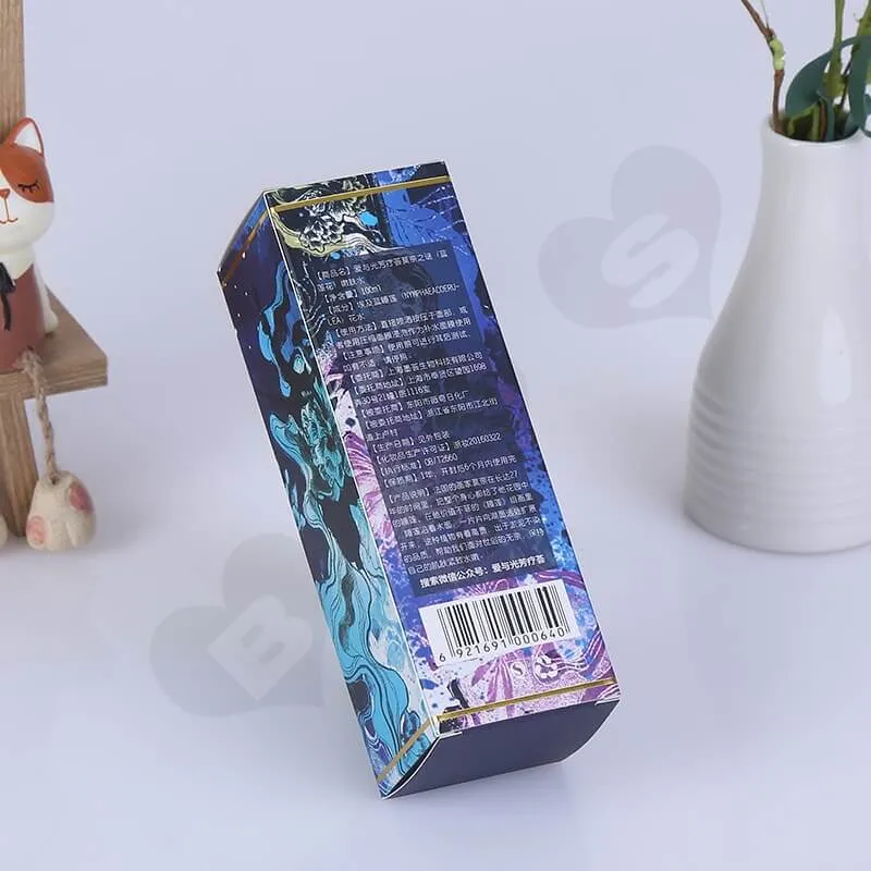 Custom Retail Packaging Box For Cosmetic Products side view seven