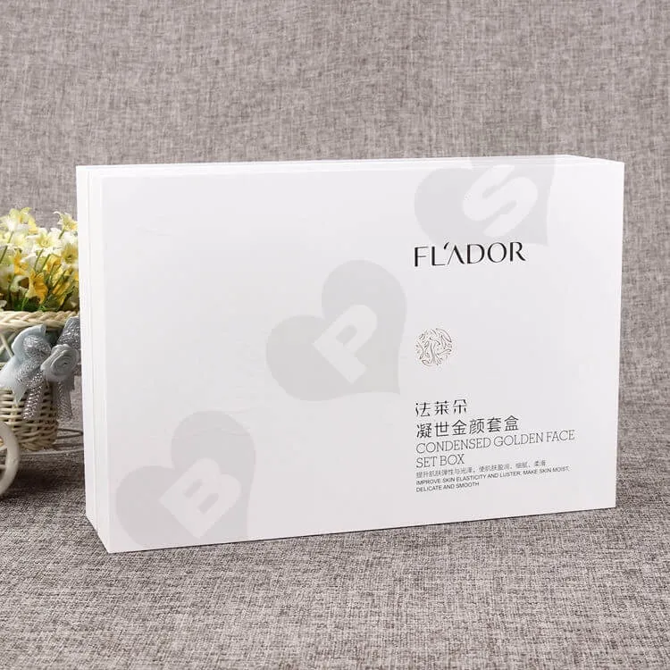 Custom Rigid Cosmetic Cardboard Gift Box side view four