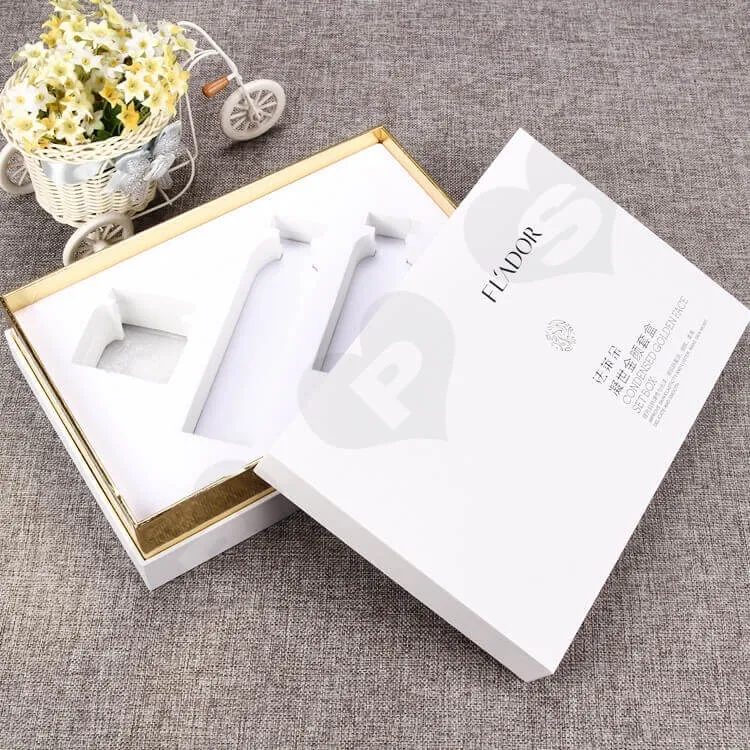 Custom Rigid Cosmetic Cardboard Gift Box side view one