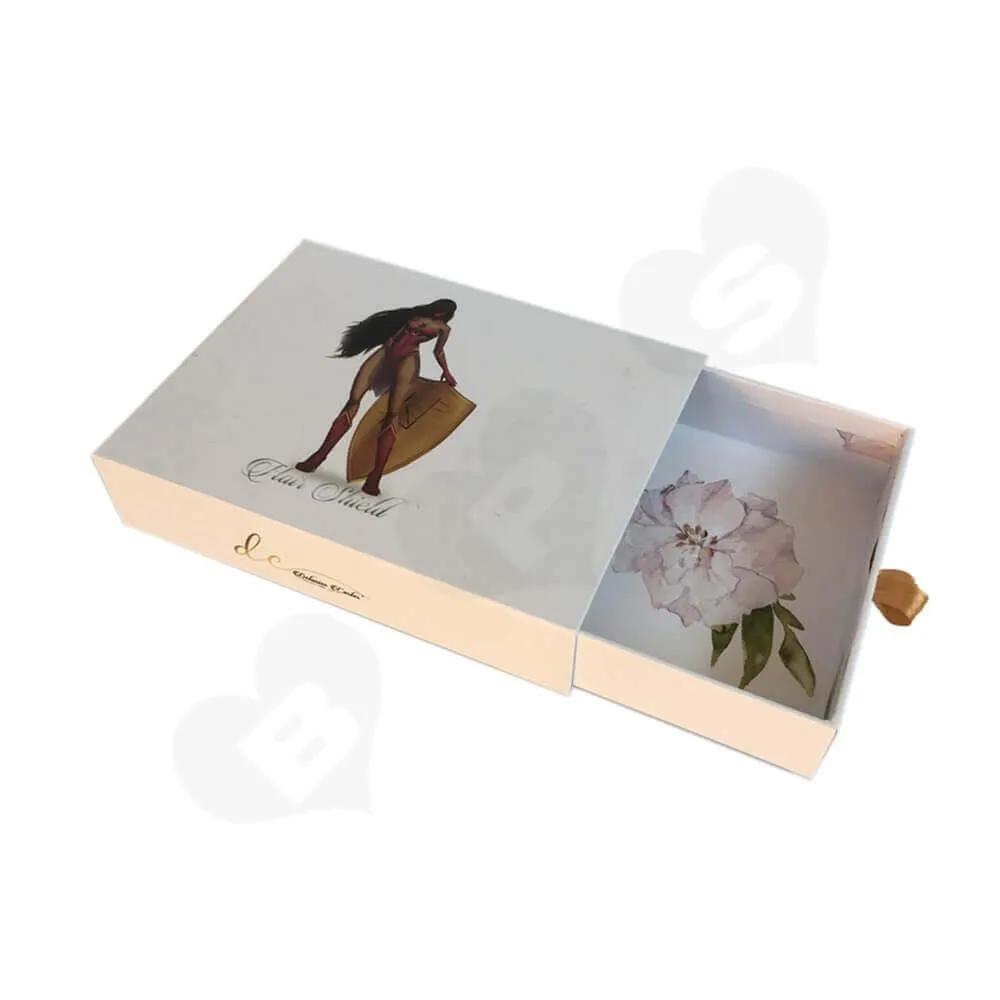 Custom Rigid Wig Drawer Box side view five