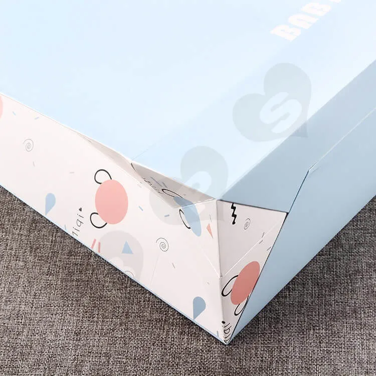 Custom Top and Bottom Rigid Gift Box For Cell Phone Glasses side view eight