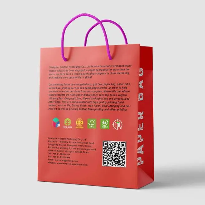 Custom Shopping Bags Mock Up Service
