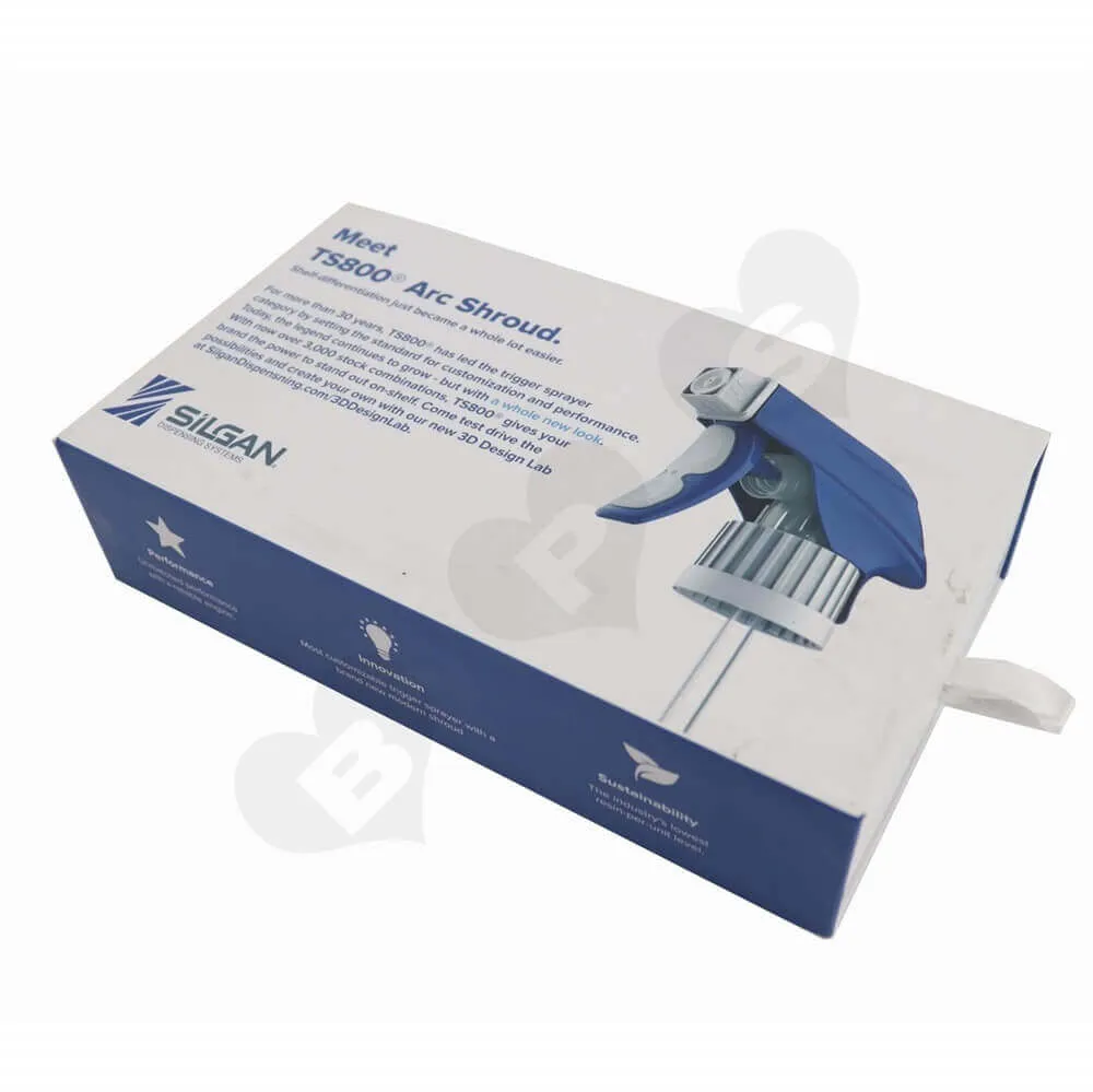 Custom Trigger Sprayer Packaging Boxes sideview one