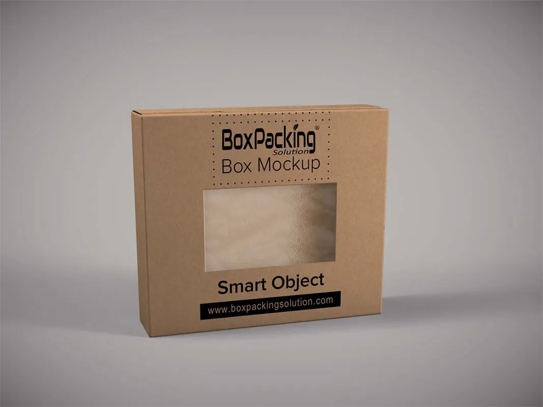 Custom Tuck End Paper Box Mock Up Design 2