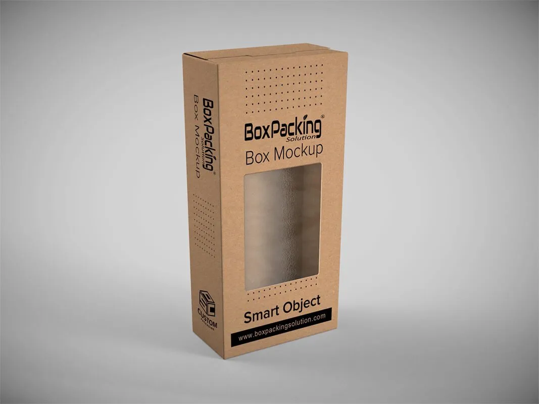 Custom Tuck End Paper Box Mockup Design 1