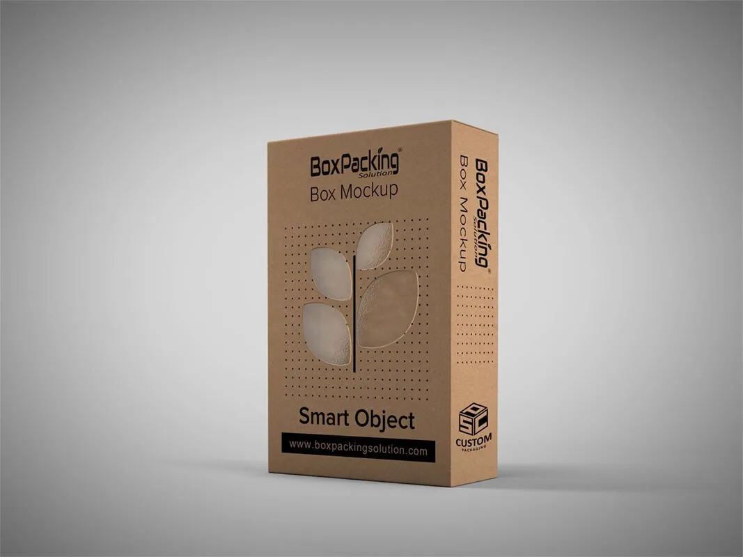 Custom Tuck End Paper Box Mockup Design