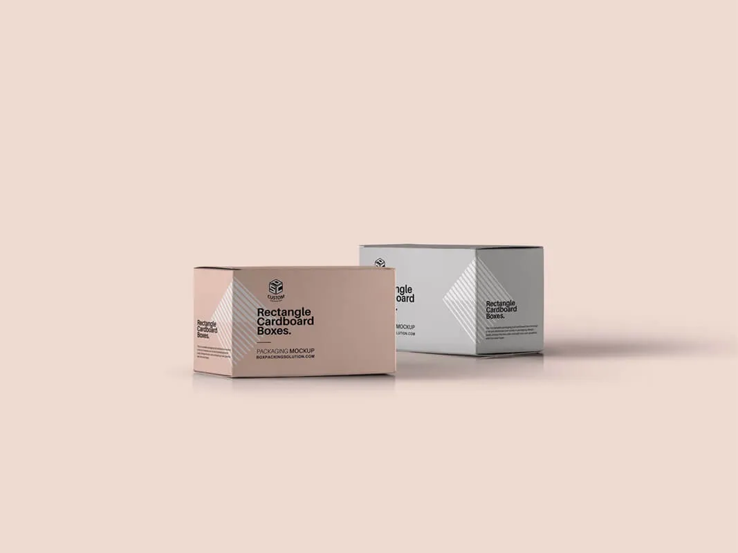 Custom Tuck End Paper Boxes Mock Up Design