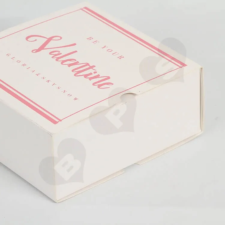 Custom Valentines Day Gift Box side view three