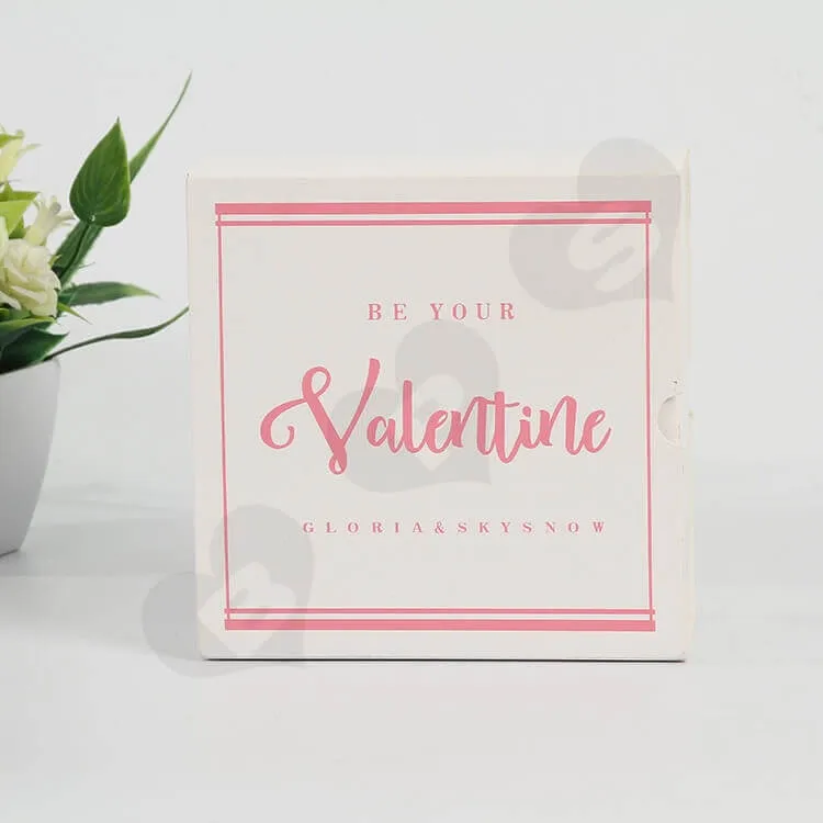 Custom Valentines Day Gift Box side view two