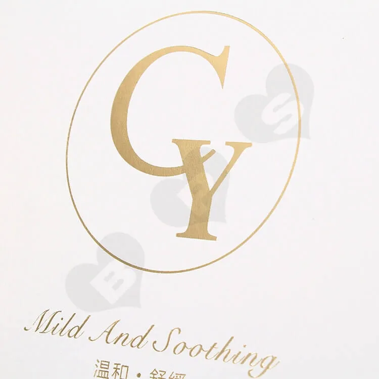 Custom White Printed Gift Box For Cosmetic side view three