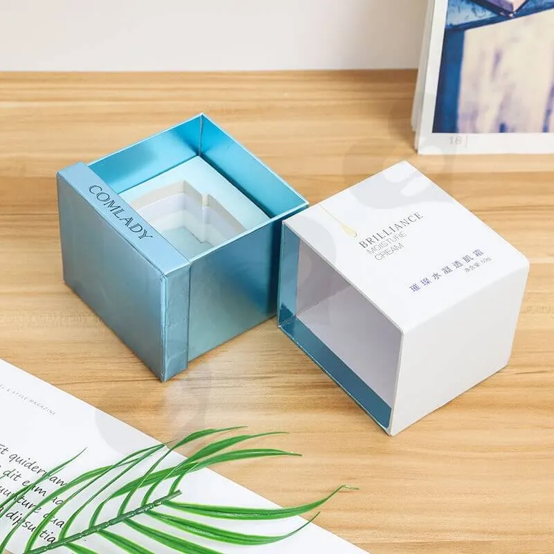 Customized Cardboard Gift Box For Moisture Cream side view five