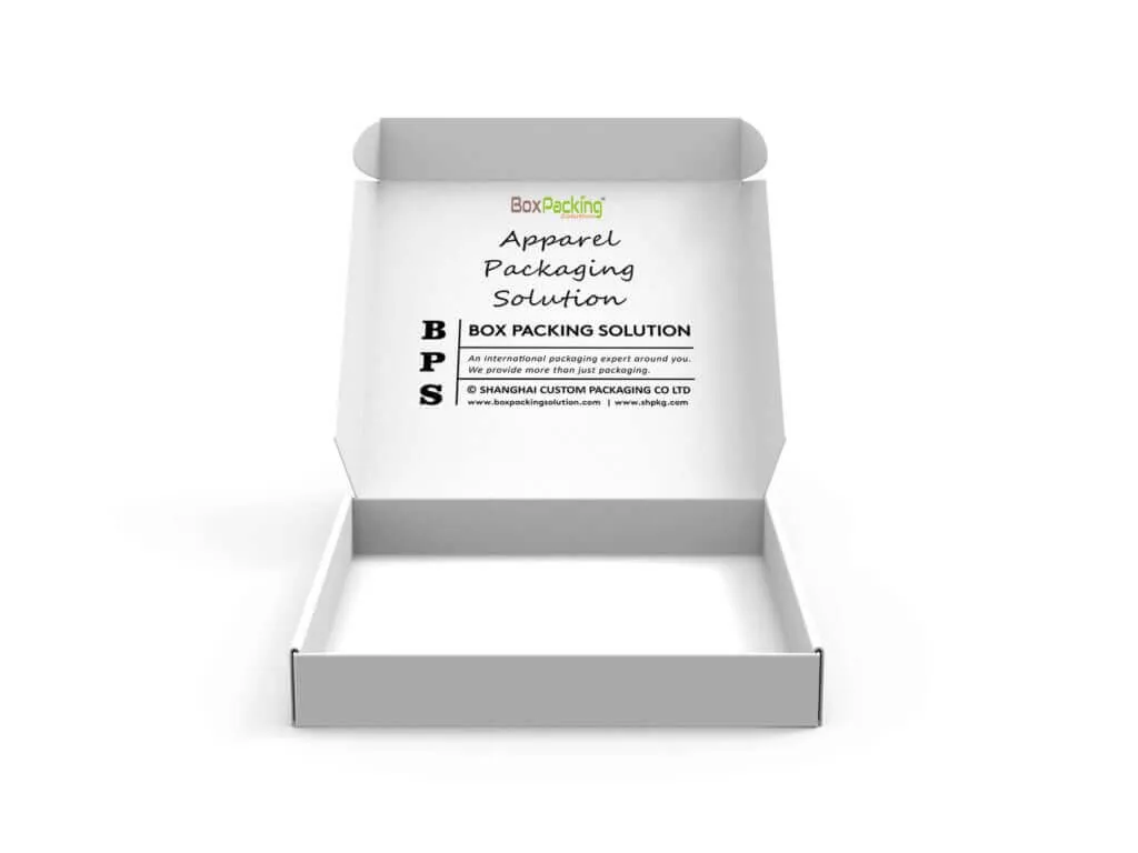 Customized Corrugated Mailer Box Mock Up