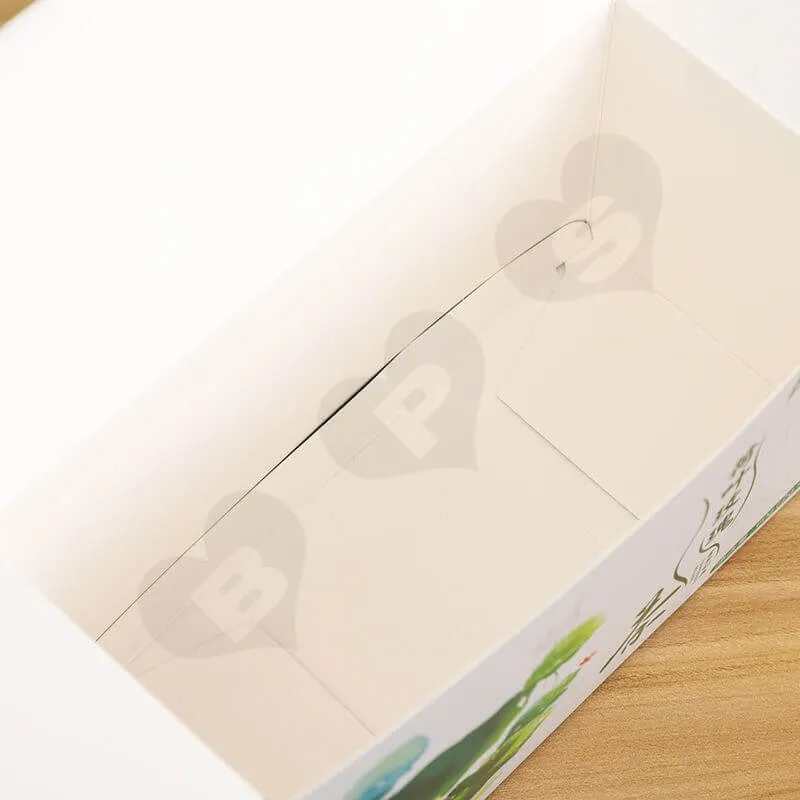 Customized Folding Carton Box For Lotus Leaf Rose Tea side view four